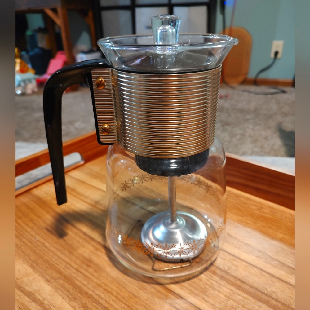 Vintage MCM Cory 8 cup coffee maker / pot / carafe
